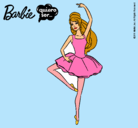 Dibujo Barbie bailarina de ballet pintado por encarr