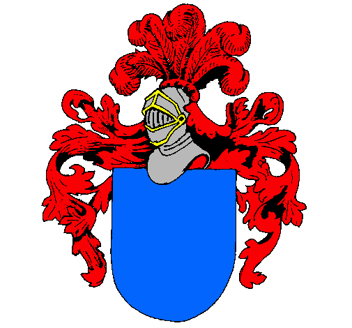 Escudo de armas y casco