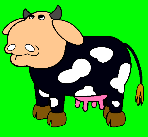 Vaca pensativa