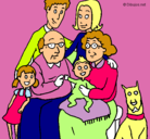 Dibujo Familia pintado por caro308