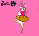 Dibujo Barbie bailarina de ballet pintado por ESTEFANIA08