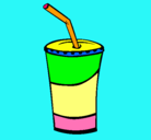 Dibujo Vaso de batido pintado por ACXFHGHX