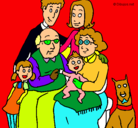 Dibujo Familia pintado por mikmor