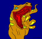 Dibujo Velociraptor II pintado por amics