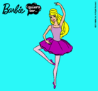 Dibujo Barbie bailarina de ballet pintado por luchia9