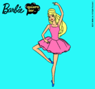 Dibujo Barbie bailarina de ballet pintado por mireia3