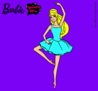 Dibujo Barbie bailarina de ballet pintado por arwen