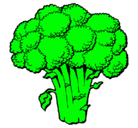 Dibujo Brócoli pintado por yael