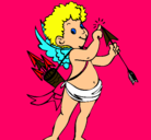 Dibujo Cupido pintado por tobyyyyyyyyy