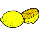 Dibujo limón pintado por albaTC