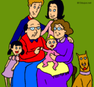 Dibujo Familia pintado por marissssssss
