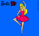 Dibujo Barbie bailarina de ballet pintado por angie456