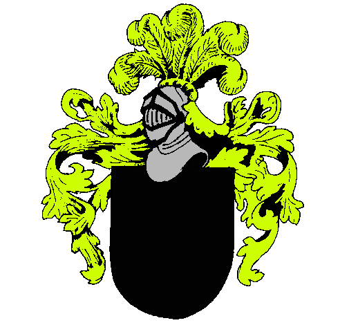 Escudo de armas y casco