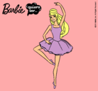 Dibujo Barbie bailarina de ballet pintado por crisguapa