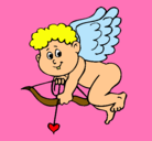 Dibujo Cupido pintado por nerea1111111