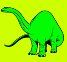Dibujo Braquiosaurio II pintado por jostin