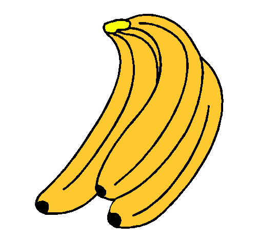 Dibujo Plátanos pintado por Omar09