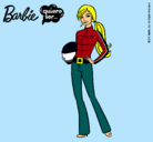 Dibujo Barbie piloto de motos pintado por karen-julieth