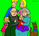 Dibujo Familia pintado por victor09796
