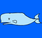 Dibujo Ballena azul pintado por ballenas