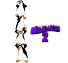 Dibujo Madagascar 2 Pingüinos pintado por bbvhtghreryh