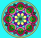 Dibujo Mandala 35 pintado por frankie323