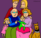 Dibujo Familia pintado por xavi-7