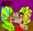 Dibujo Barbie y sus amigas en hadas pintado por mdllmr