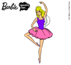 Dibujo Barbie bailarina de ballet pintado por gatita11