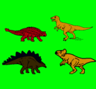Dibujo Dinosaurios de tierra pintado por eze0753