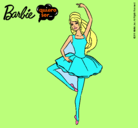 Dibujo Barbie bailarina de ballet pintado por sacie 