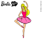 Dibujo Barbie bailarina de ballet pintado por reyita