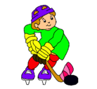 Dibujo Niño jugando a hockey pintado por danyy