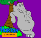 Dibujo Horton pintado por prinsesgris