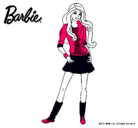 Dibujo Barbie juvenil pintado por choni