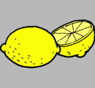 Dibujo limón pintado por naimi