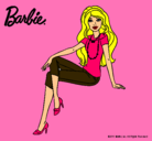 Dibujo Barbie moderna pintado por ALBAMARIA