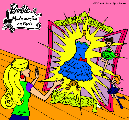 El vestido mágico de Barbie