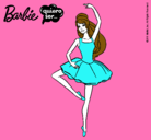 Dibujo Barbie bailarina de ballet pintado por chipi