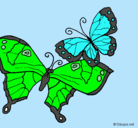 Dibujo Mariposas pintado por wizthe