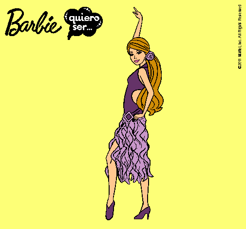 Barbie flamenca