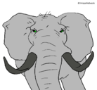 Dibujo Elefante africano pintado por rodrigo