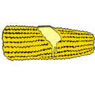 Dibujo Mazorca de maíz pintado por zonadeusario