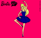 Dibujo Barbie bailarina de ballet pintado por 6858432