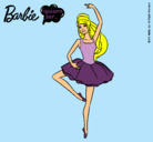 Dibujo Barbie bailarina de ballet pintado por karen-julieth