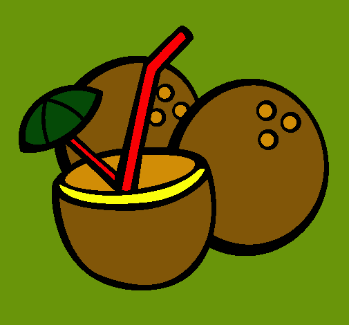 Cóctel de coco