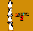 Dibujo Madagascar 2 Pingüinos pintado por josepaco