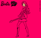 Dibujo Barbie la rockera pintado por oiyhg