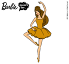 Dibujo Barbie bailarina de ballet pintado por chipi