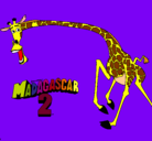 Dibujo Madagascar 2 Melman 2 pintado por fernandoo